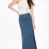 Jeans & Denim | Skirts & Skorts-Dynamite A-Line Denim Maxi Skirt Blue