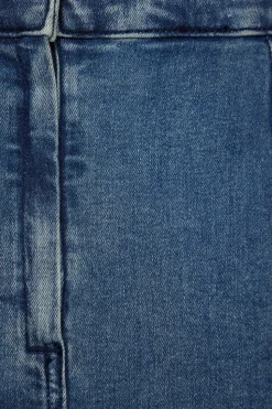 Jeans & Denim | Skirts & Skorts-Dynamite A-Line Denim Maxi Skirt Blue