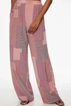 Pants | Matching Sets-Dynamite Anika Wide Leg Pants Pink