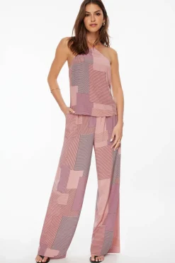Pants | Matching Sets-Dynamite Anika Wide Leg Pants Pink