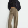 Pants | Bestsellers-Dynamite Anywear Scuba Trouser Pants Brown