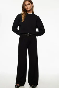 Pants | Bestsellers-Dynamite Anywear Scuba Trouser Pants Black