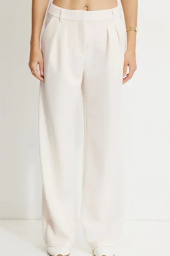 Pants | Wide Leg Pants-Dynamite Anywear Scuba Trouser Pants Brown