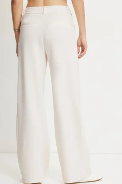 Pants | Wide Leg Pants-Dynamite Anywear Scuba Trouser Pants Brown