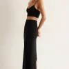 Skirts & Skorts | Skirts-Dynamite Arya Sculpt Maxi Skirt Black