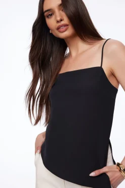 Blouses & Tops | Blouses & Tops-Dynamite Asymmetric Cami Black