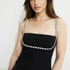 Tees & Tanks | Sleeveless Tops-Dynamite Aurora Embellished Tank Top Black