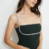 Tees & Tanks | Sleeveless Tops-Dynamite Aurora Embellished Tank Top Green