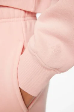 Long Sleeve Tops-Dynamite Ballet Crew Neck Sweatshirt Pink