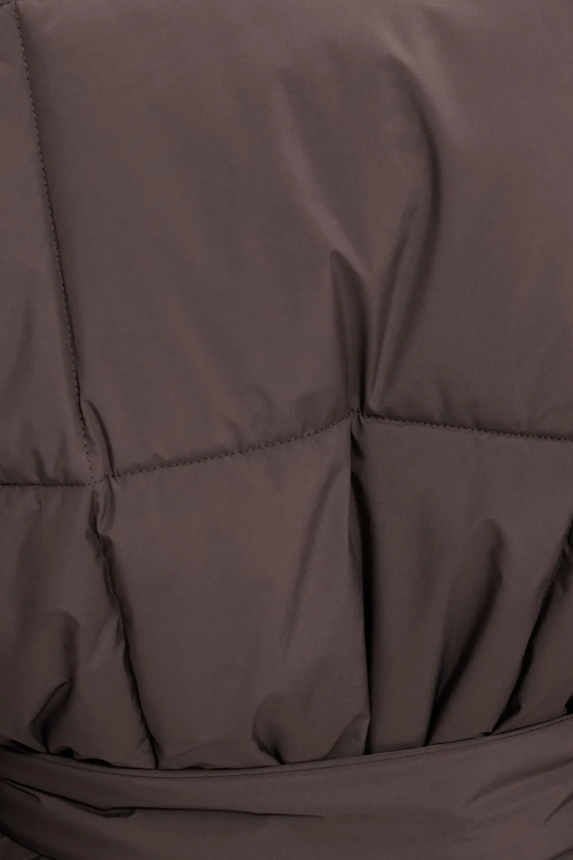 Coats & Jackets | Classic Coats-Dynamite Belted Midi Puffer Jacket Brown