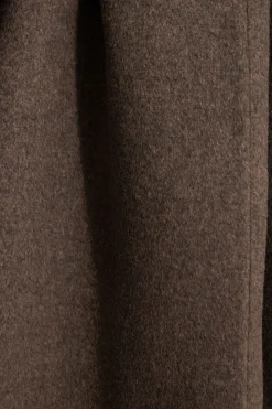Bestsellers-Dynamite Belted Wool Coat Brown
