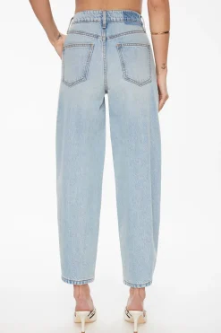 Jeans & Denim-Dynamite Blair Barrel Leg Jeans Blue