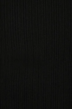 Dresses & Jumpsuits | Mini Dresses-Dynamite Boat Neck Rib Mini Dress Black