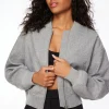 Coats & Jackets | Classic Coats-Dynamite Bomber Jacket Gray