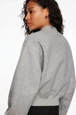 Coats & Jackets | Classic Coats-Dynamite Bomber Jacket Gray