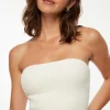 Sweaters & Cardigans | Sweaters-Dynamite Bouclé Tube Top White