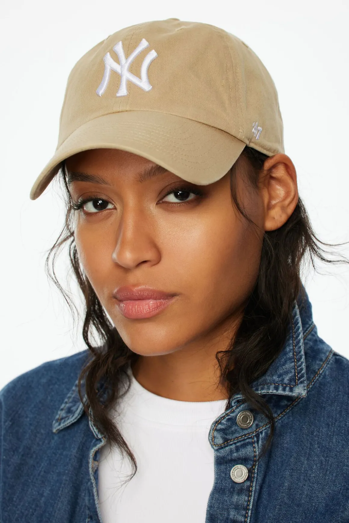 Caps & Hats-Dynamite '47 Brand | New York Clean Up Cap Brown