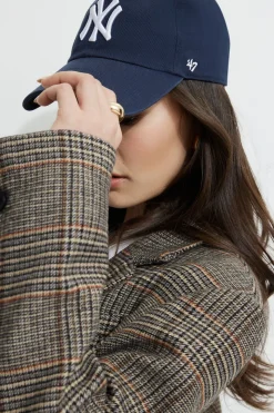 Caps & Hats-Dynamite '47 Brand | New York Clean Up Cap Blue