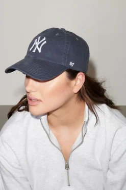 Caps & Hats-Dynamite '47 Brand | New York Clean Up Cap Blue