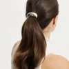 Hair Accessories-Dynamite Bubble Hair Tie Gray