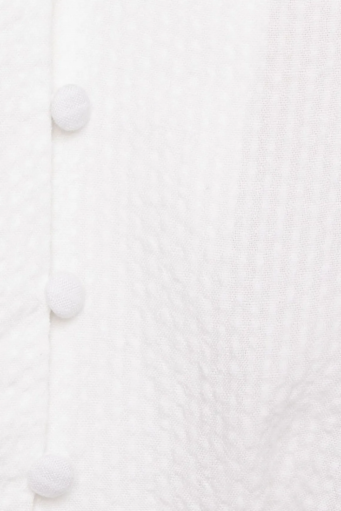 Blouses & Tops | Blouses & Tops-Dynamite Bubble Textured Crop Shirt White