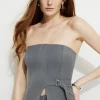 Blouses & Tops | Matching Sets-Dynamite Buckle Tube Top Gray