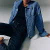 Jeans & Denim | Coats & Jackets-Dynamite Buttoned Denim Jacket Blue