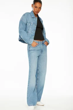 Jeans & Denim | Coats & Jackets-Dynamite Buttoned Denim Jacket Blue