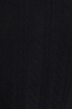 Sweaters & Cardigans | Online Exclusives-Dynamite Cable Knit Cardigan Black