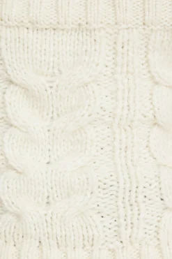 Sweaters & Cardigans | Bestsellers-Dynamite Cable Knit Halter Top White