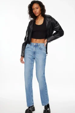 Tees & Tanks | Tees & Tanks-Dynamite Camden Scoop Neck Crop Top Black