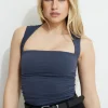 Tees & Tanks | Matching Sets-Dynamite Cherry Bolero Tank Top Blue