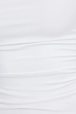 Tees & Tanks | Sleeveless Tops-Dynamite Cherry Bolero Tank Top White