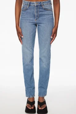 Jeans & Denim-Dynamite Chiara Slim Straight Jeans Blue