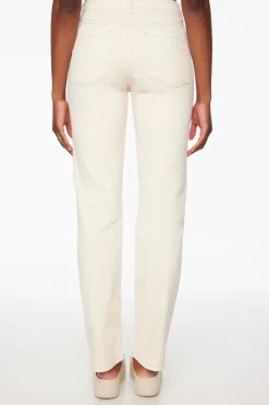 Jeans & Denim-Dynamite Chiara Slim Straight Jeans White