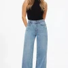 Jeans & Denim-Dynamite Chloe Ultra Wide Leg Jeans Blue