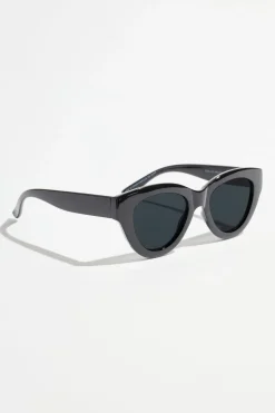 Sunglasses-Dynamite Chunky Cat-Eye Sunglasses Purple