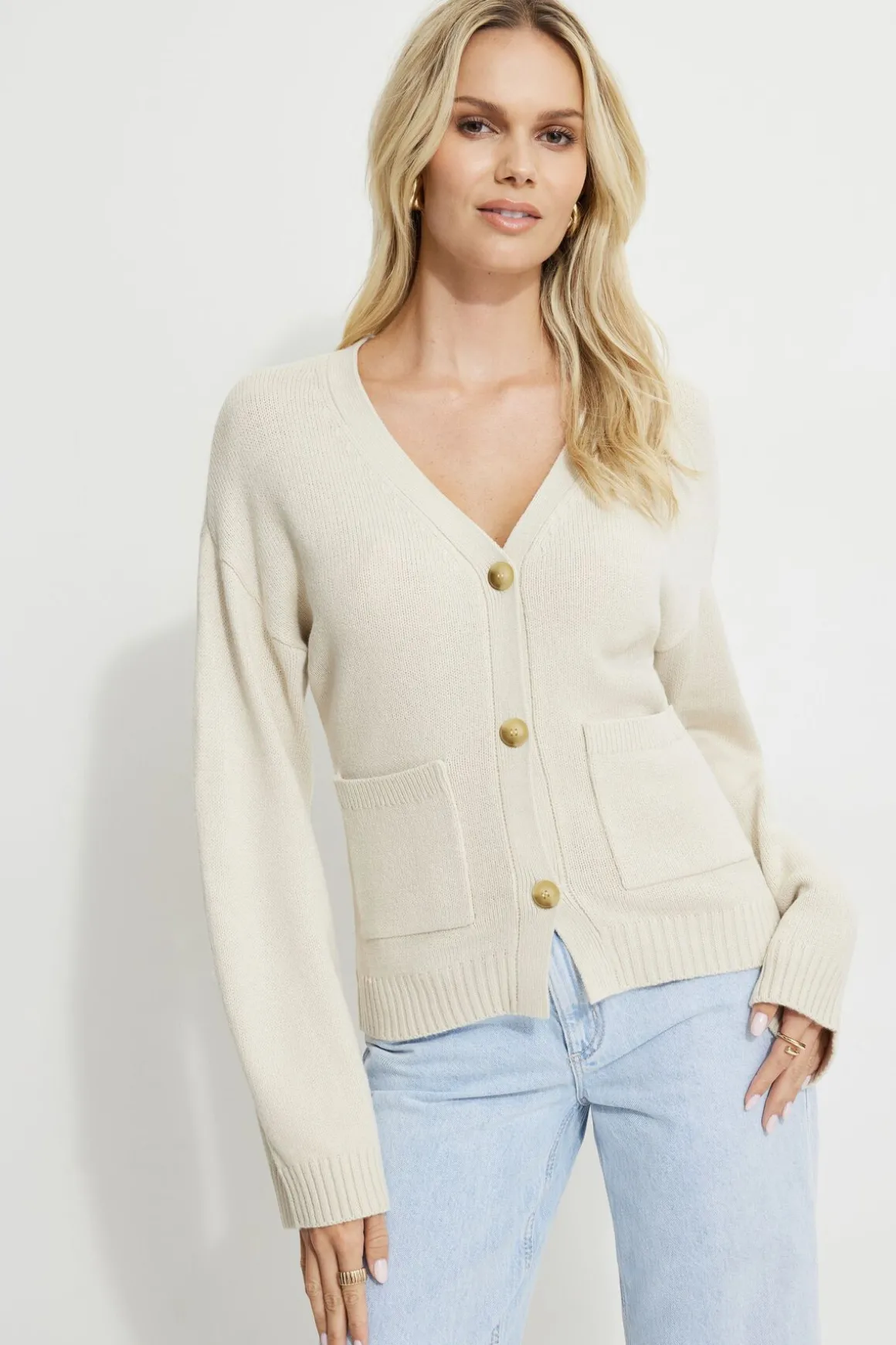 Sweaters & Cardigans | Sweaters-Dynamite Cinch Waist Cardigan Brown