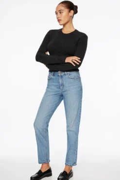 Jeans & Denim | Short & Long Lengths-Dynamite Claudia Mom Jeans Blue