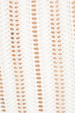 Sweaters & Cardigans | Sweaters-Dynamite Crewneck Crochet Top White