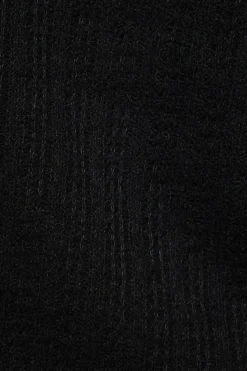 Tees & Tanks | Tees & Tanks-Dynamite Crewneck Crochet Top Black