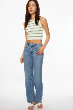 Sweaters & Cardigans | Sweaters-Dynamite Crewneck Sweater Tank Top Green