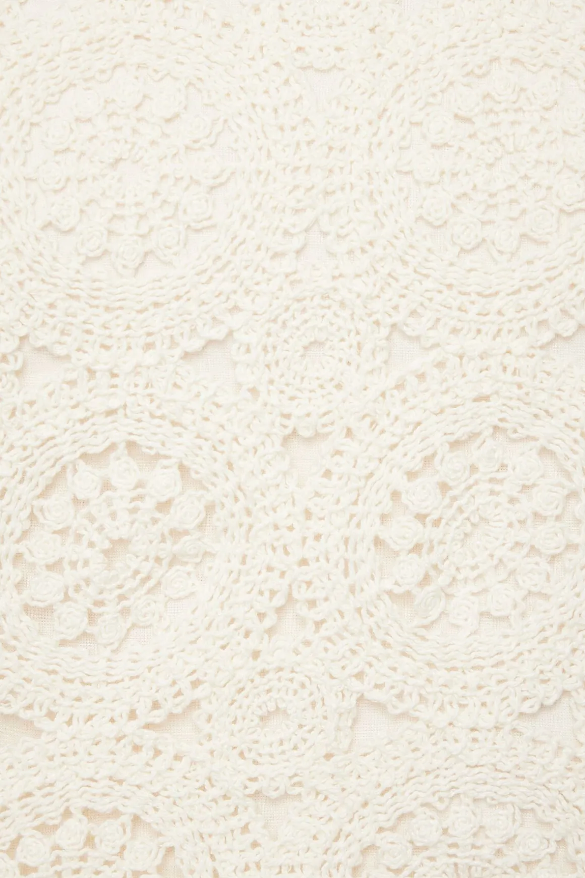 Blouses & Tops | Blouses & Tops-Dynamite Crochet Crop Top White