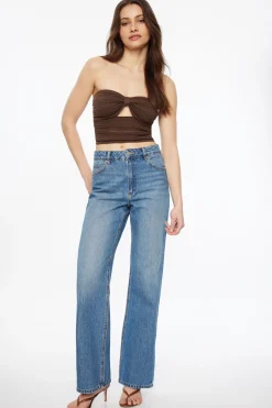 Sweaters & Cardigans | Sweaters-Dynamite Crochet Tube Top Brown