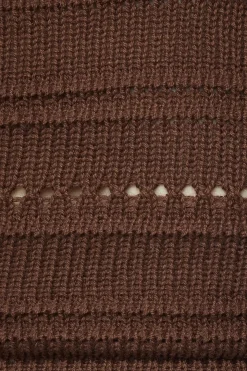Sweaters & Cardigans | Sweaters-Dynamite Crochet Tube Top Brown