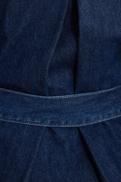 Jeans & Denim | Coats & Jackets-Dynamite Cropped Denim Trench Coat Blue