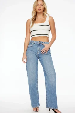 Sweaters & Cardigans | Sweaters-Dynamite Cropped Square Neck Tank Top Green