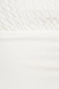 Dresses & Jumpsuits | Mini Dresses-Dynamite Cut Out Flare Mini Dress White
