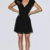 Dresses & Jumpsuits | Mini Dresses-Dynamite Delphine Smocked Mini Dress Black