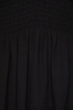 Dresses & Jumpsuits | Mini Dresses-Dynamite Delphine Smocked Mini Dress Black